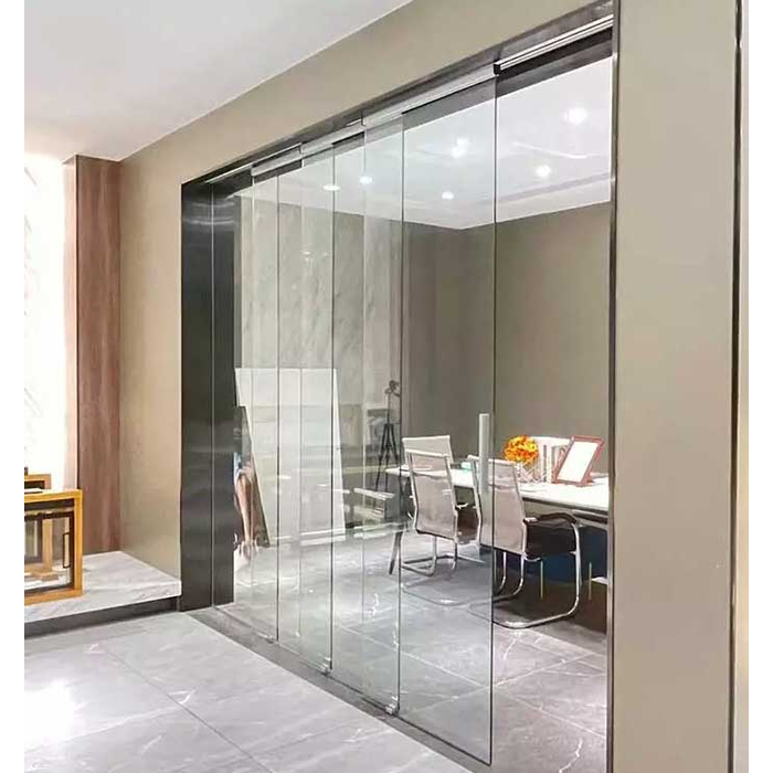  Frameless toughened glass door by Anjali Glass, premier glass door manufacturers in Pune